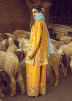 Rawaan | Emb Unstitched Raw silk 2pc