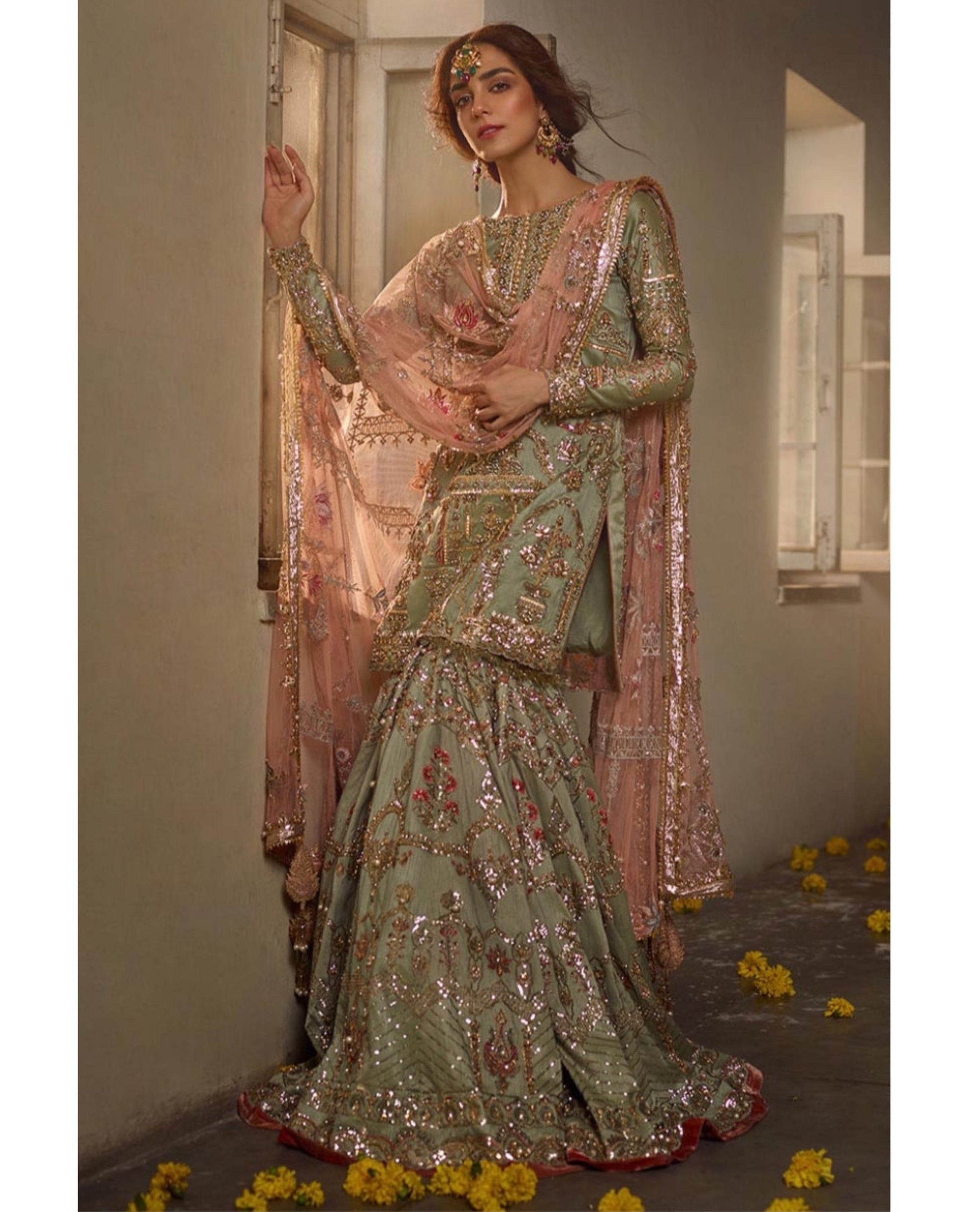 MNR NET UNSTITCHED EMB SUIT - City Cloth House
