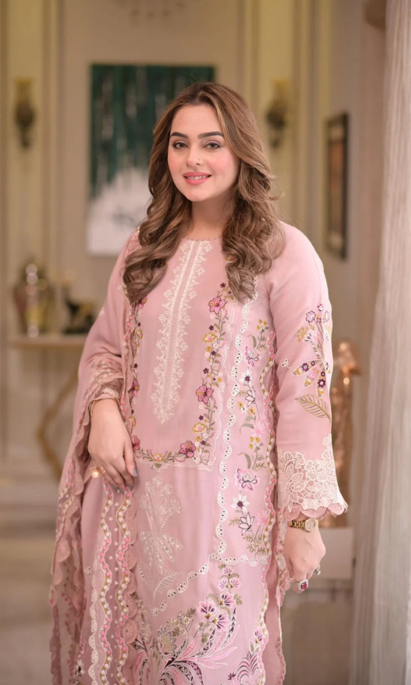 Gulroo | Emb Unstitched Dhanak 3pc