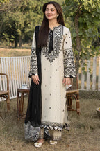 Nisa | Emb Unstitched Dhanak 3pc