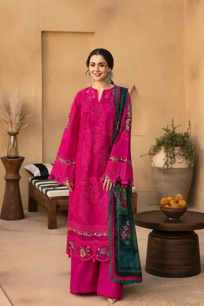 SAIRA RIZWAN LAWN PREMIUM UNSTITCHED EMB 3PC - City Cloth House