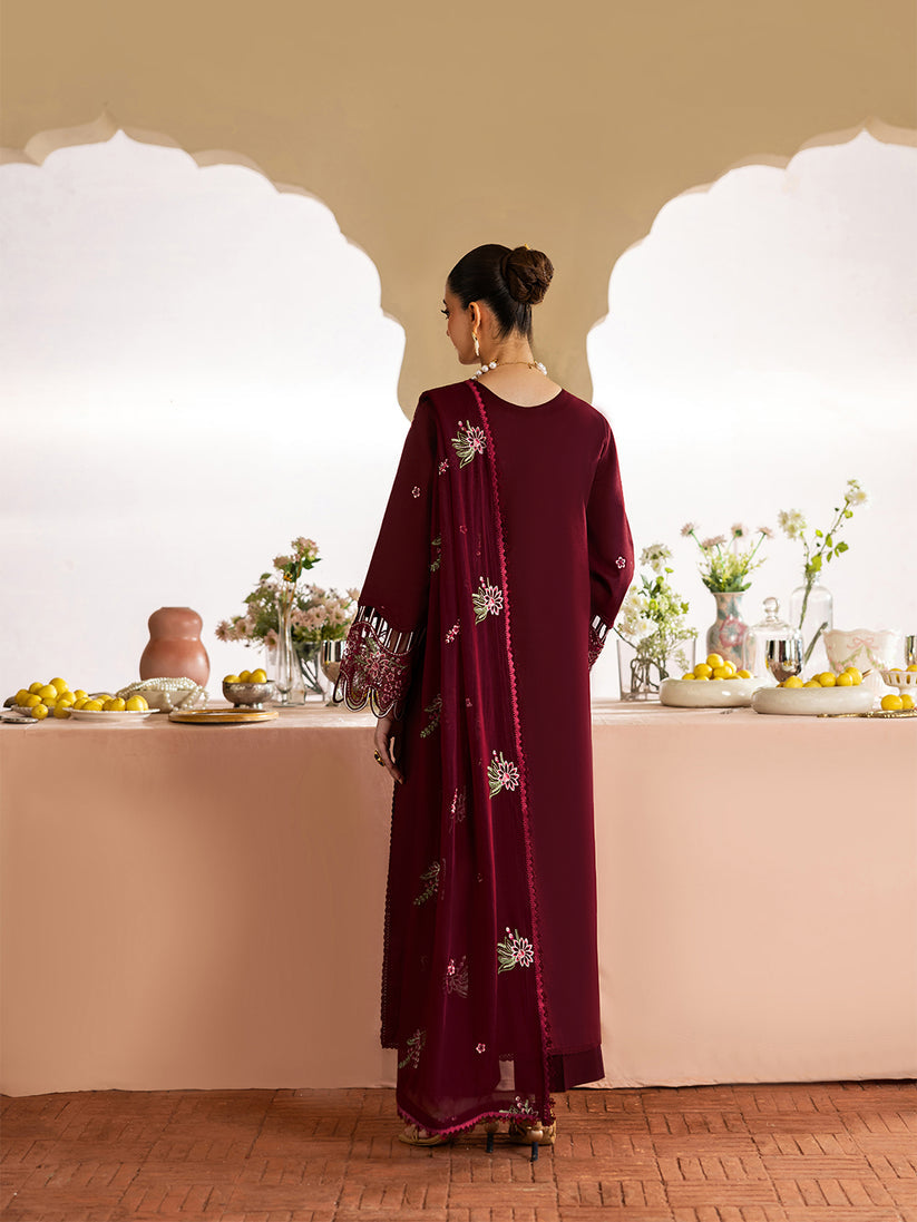 Laila | Emb Unstitched Dhanak 3pc