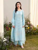 ALLYS LAWN LUXURY UNSTITCHED EMB 3PC