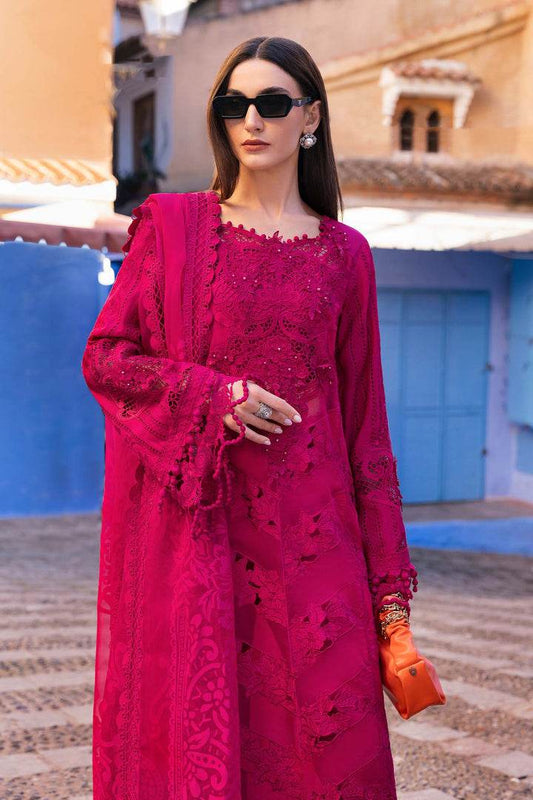 MARIA.B LAWN LUXURY UNSTITCH EMB 3PC 25’ (8-A) - City Cloth House