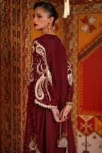Tanaab | Emb Unstitched Shamoz silk 2pc