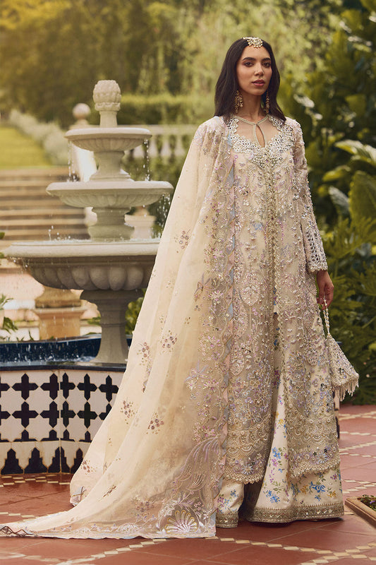 SORAYA ORGANZA UNSTITCHED EMB SUIT AZILIS