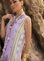 CRIMSON LAWN EMB UNSTICH 3PC AN ODE TO CROSS STITCH (D-5A) - City Cloth House