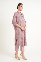 BAREEZE CHIFFON UNSTITCHED EMB NIGHTY QUEEN SUIT