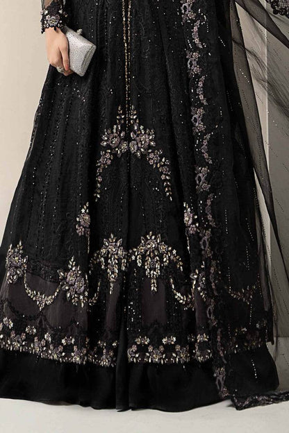 MARIA.B NET UNSTITCHED EMB MAXI BDS-3004 - City Cloth House
