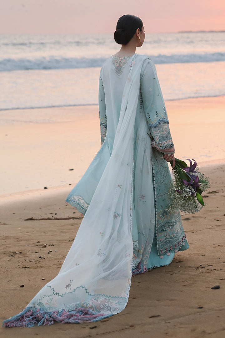 QALAMKAR LAWN PREMIUM UNSTITCHED AYRA EMB 3PC