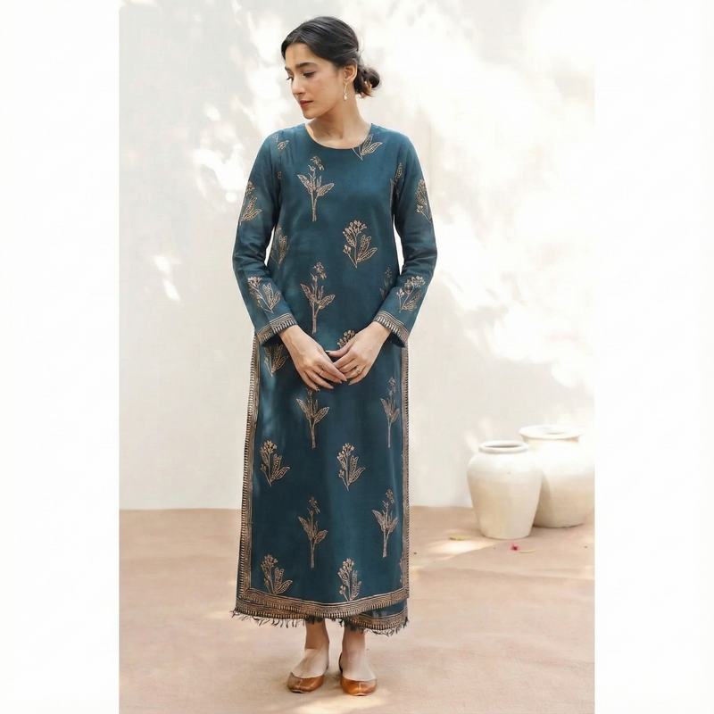 Zin Aura | Emb Unstitched Lawn 3pc