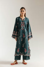 Afsoon | Emb Unstitched Shamoz silk 2pc