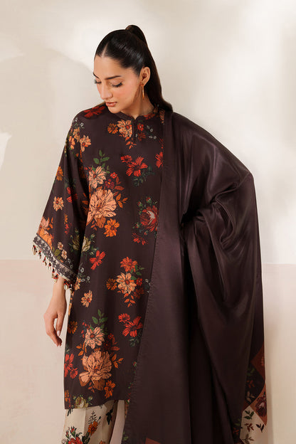 BAROQUE LINEN PRINTED UNSTICHED 3PC