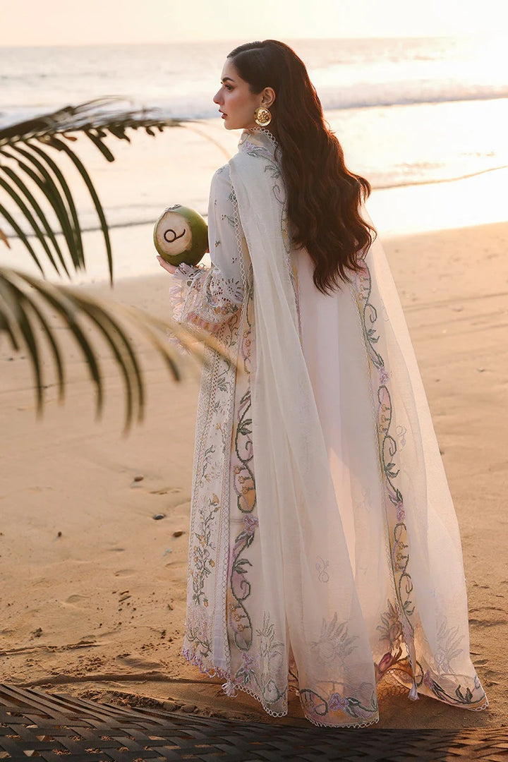 QALAMKAR LAWN LUXURY UNSTITCHED ILARA EMB 3PC