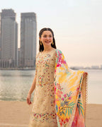FAIZA SAQLAIN LAWN LUXURY UNSTITCHED MERJEM EMB 3PC