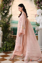 MARIA.B CHIFFON UNSTITCHED EMB D-4 SUIT