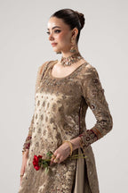 MARIA.B ZARI NET UNSTITCHED EMB MC-07 SUIT