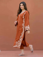 Zeba | Emb Unstitched Dhanak 2pc
