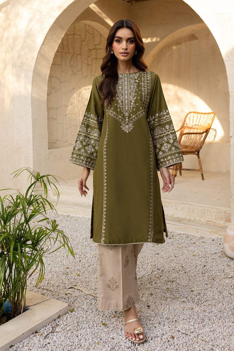 Sage | Emb Unstitched Lawn 2pc