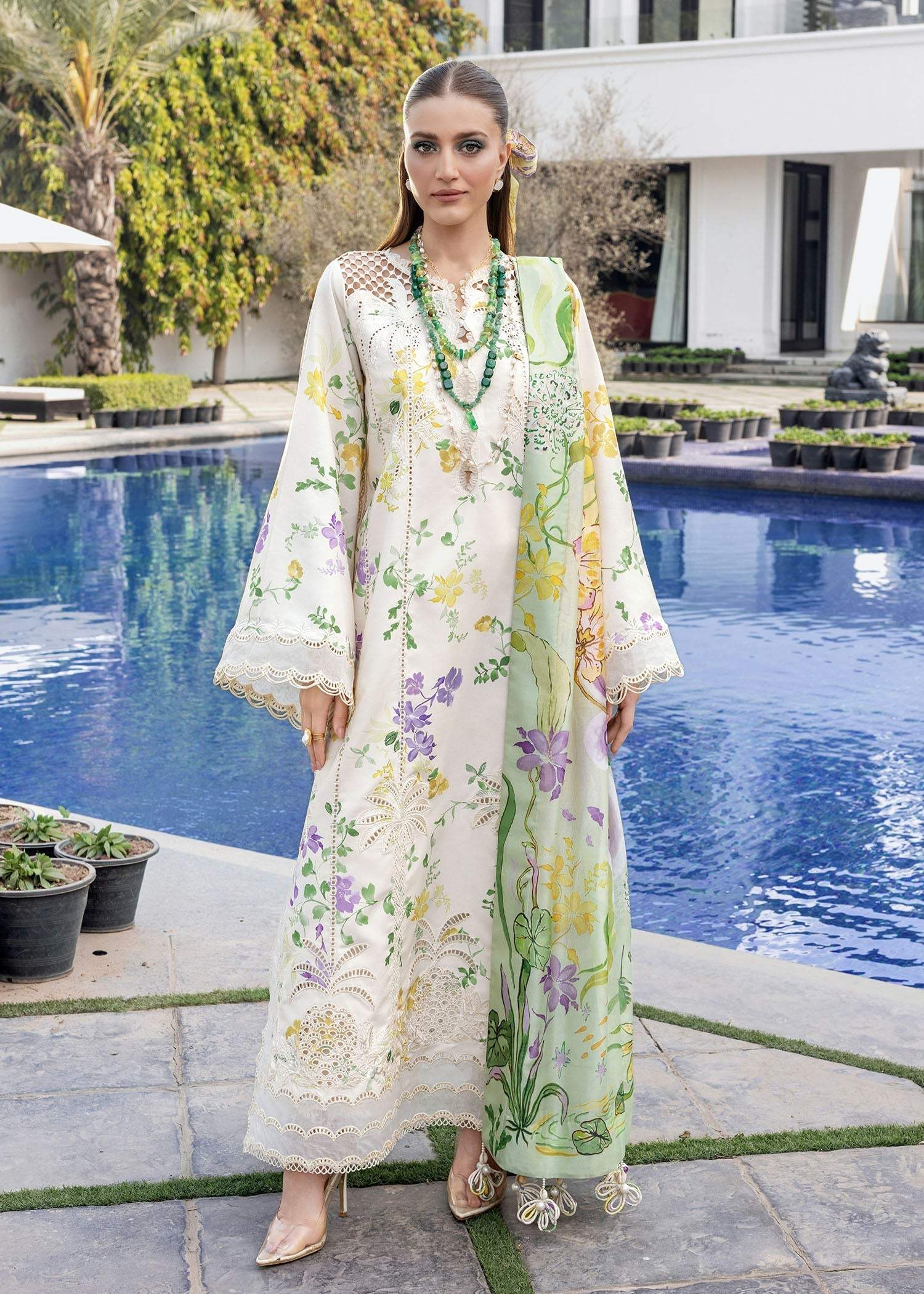 Gulzar | Emb Unstitched Lawn 3pc