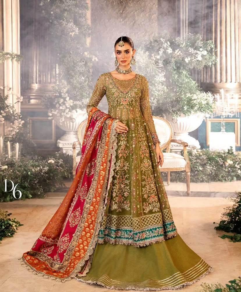 MARIA.B ORGANZA UNSTITCHED EMB MAXI - City Cloth House