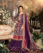 MARIA.B ORGANZA UNSTITCHED EMB MAXI - City Cloth House