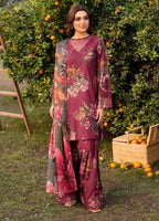 BAROQUE LAWN PRINTED UNSTICH 3PC - City Cloth House