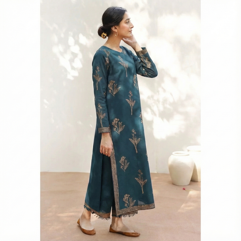 Zin Aura | Emb Unstitched Lawn 3pc