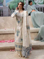 QALAMKAR LAWN PREMIUM UNSTITCHED EMB 3PC