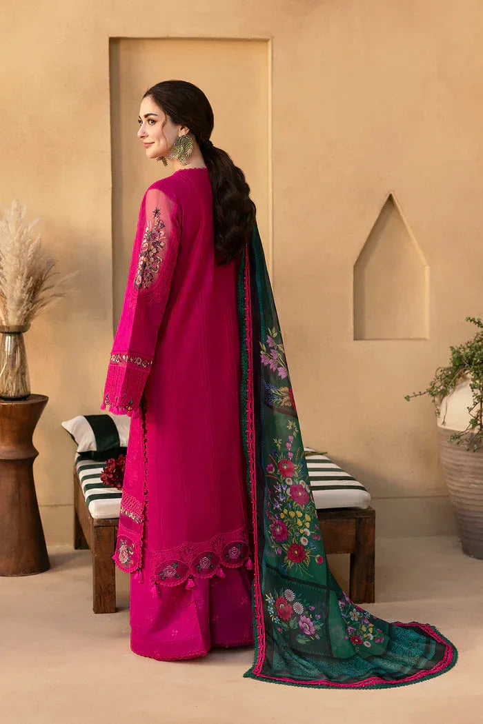 SAIRA RIZWAN LAWN PREMIUM UNSTITCHED EMB 3PC - City Cloth House