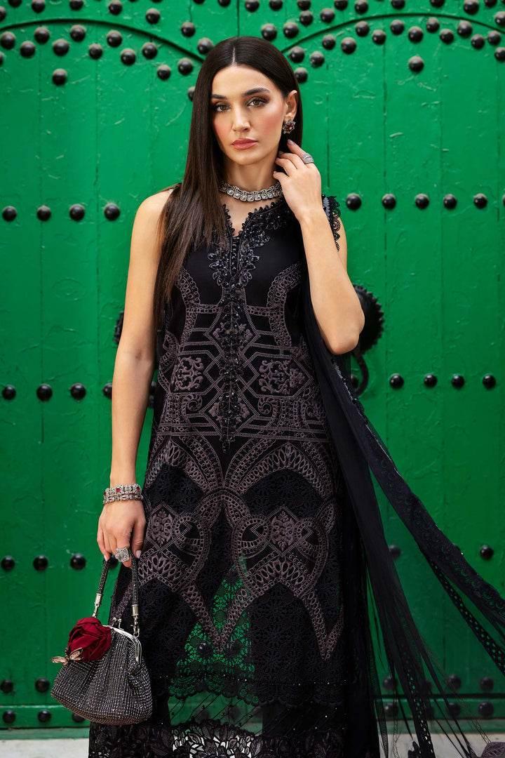 MARIA.B LAWN UNSTITCHED EMB 3PC - City Cloth House