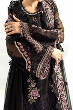 MARIA.B CHIFFON UNSTITCHED EMB D-4 SUIT - City Cloth House