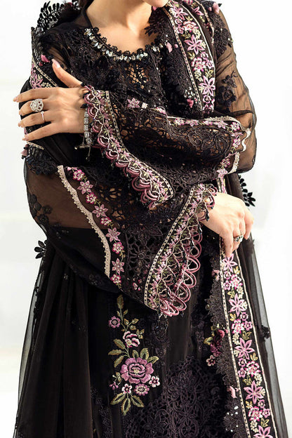 MARIA.B CHIFFON UNSTITCHED EMB D-4 SUIT
