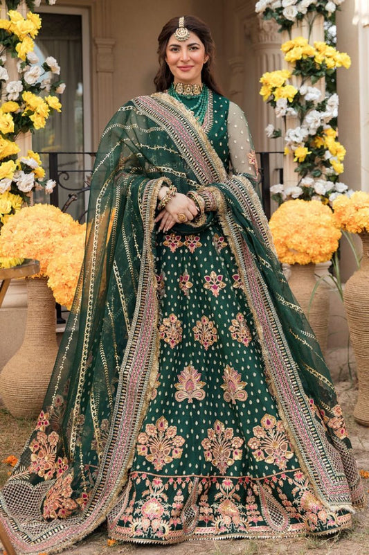 AFROZEH ORGANZA UNSTICH EMB MAXI