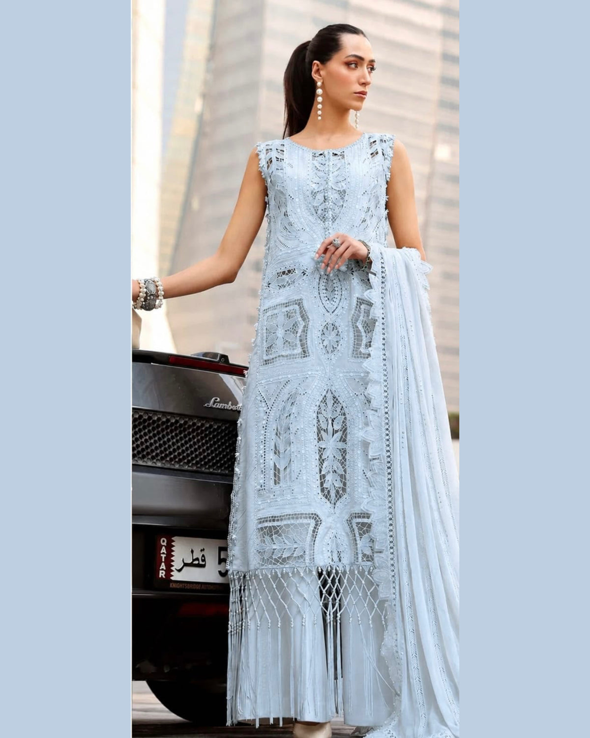 MARIA.B DHANAK EMB UNSTITCHED 3PC