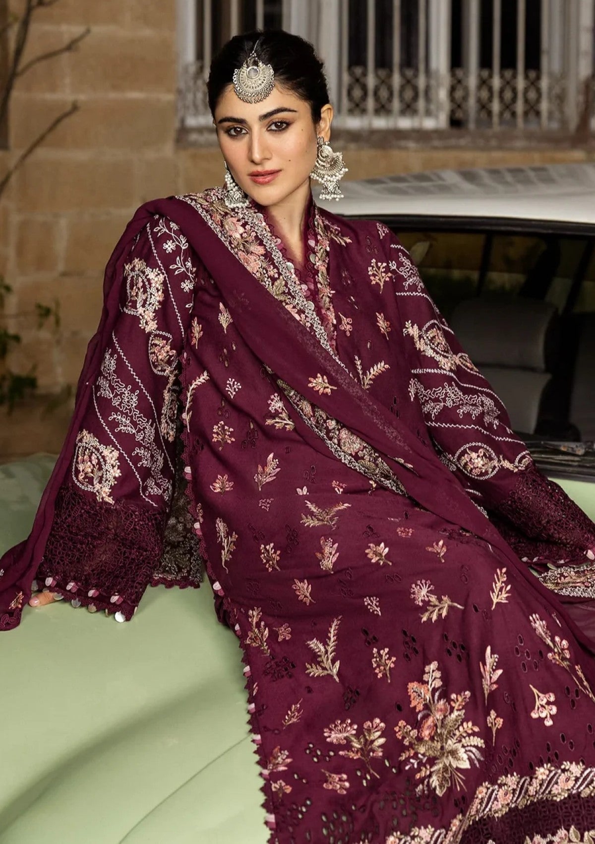 Zartaj | Emb Unstitched Dhanak 3pc