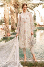 MARIA.B LAWN UNSTITCH EMB 3PC (D-2405-A) - City Cloth House