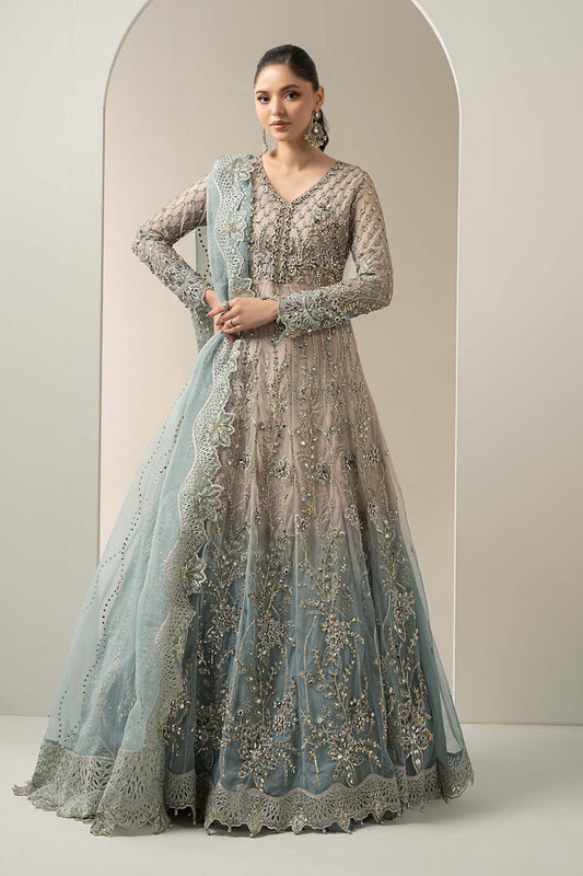 MARIA.B NET UNSTITCHED EMB MAXI BDS-3002