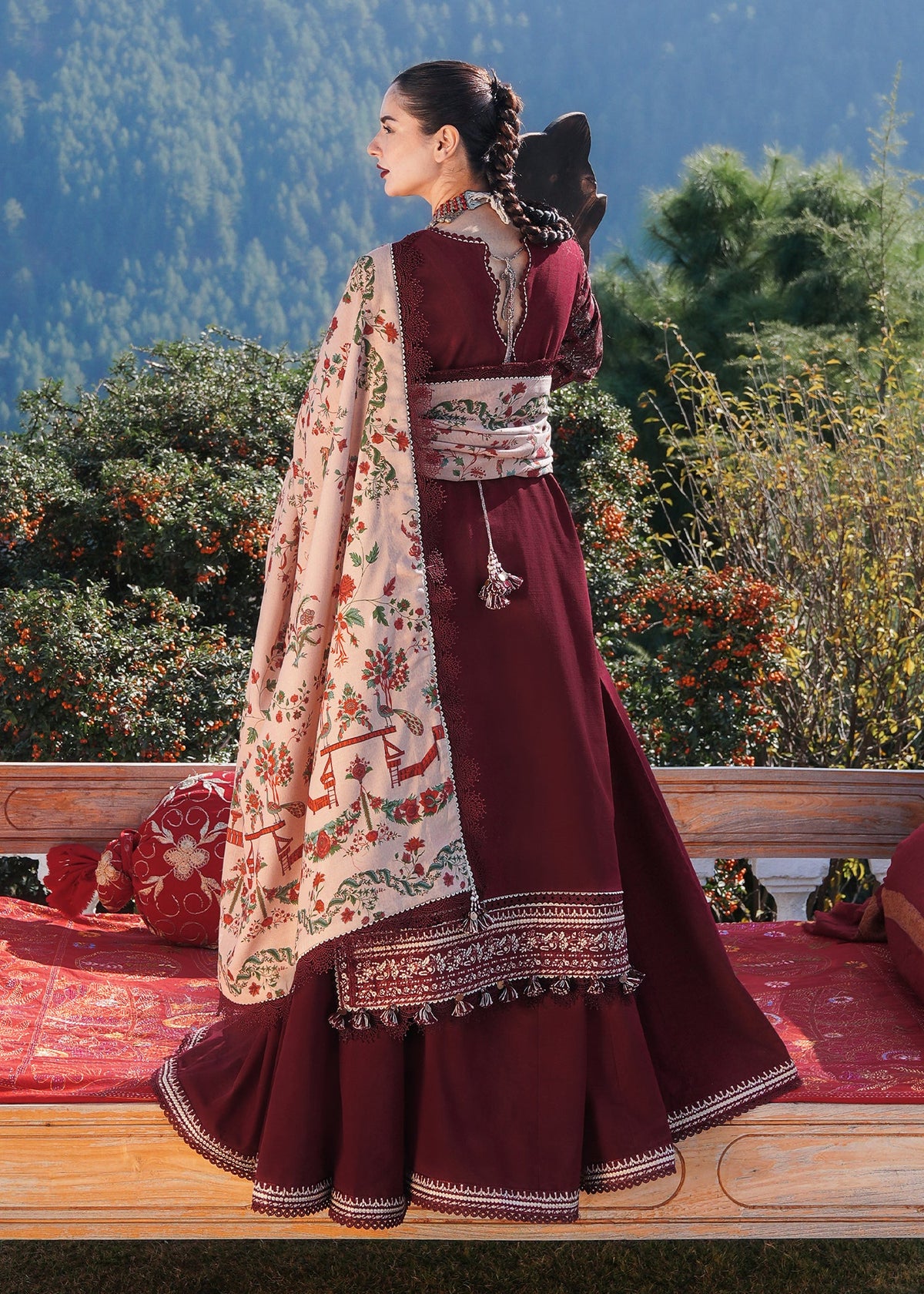 Rivaaya | Emb Unstitched Dhanak 3pc