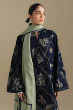 Indigo | Emb Unstitched Lawn 3pc