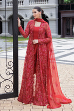 BAREEZE CHIFFON UNSTITCHED EMB TILISIM-01 SUIT
