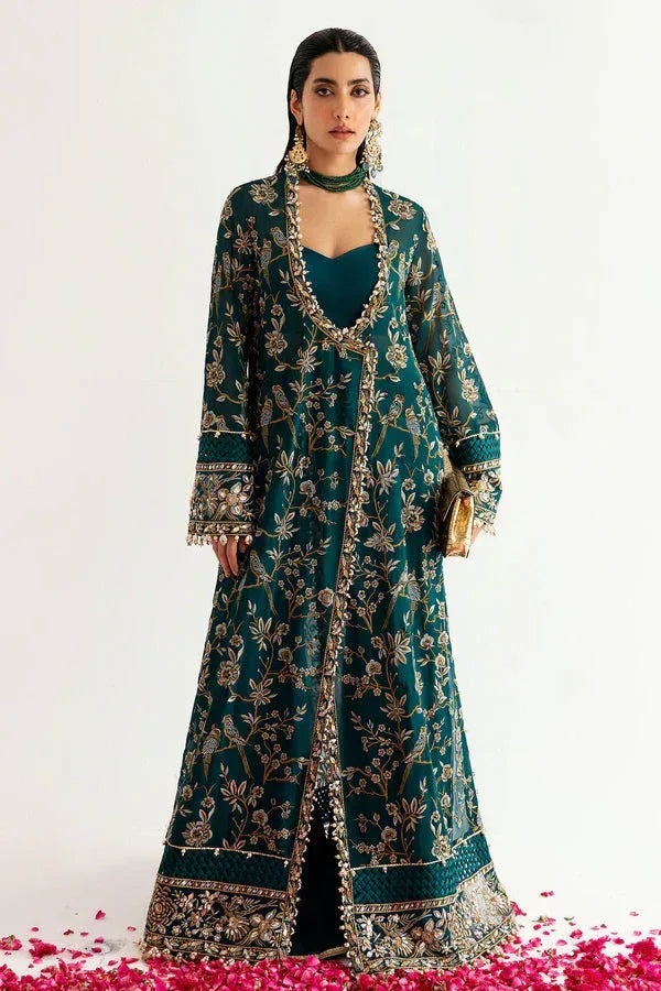 ELAN CHIFFON UNSTITCHED EMB SUIT - City Cloth House