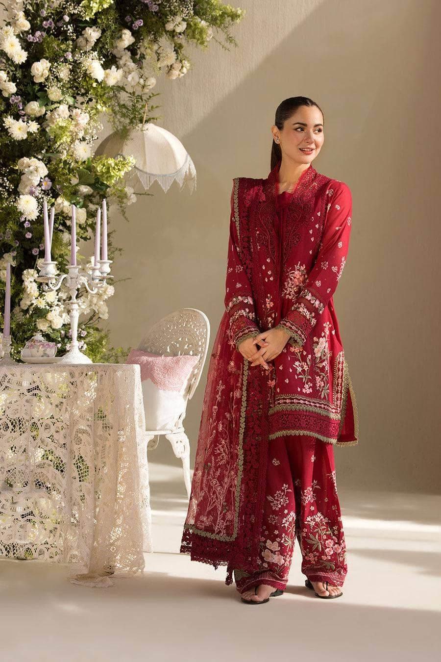 SOBIA NAZIR LAWN UNSTITCHED EMB 3PC - City Cloth House