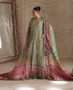 REPUBLIC ORGANZA UNSTITCHED EMB JULIANE SUIT