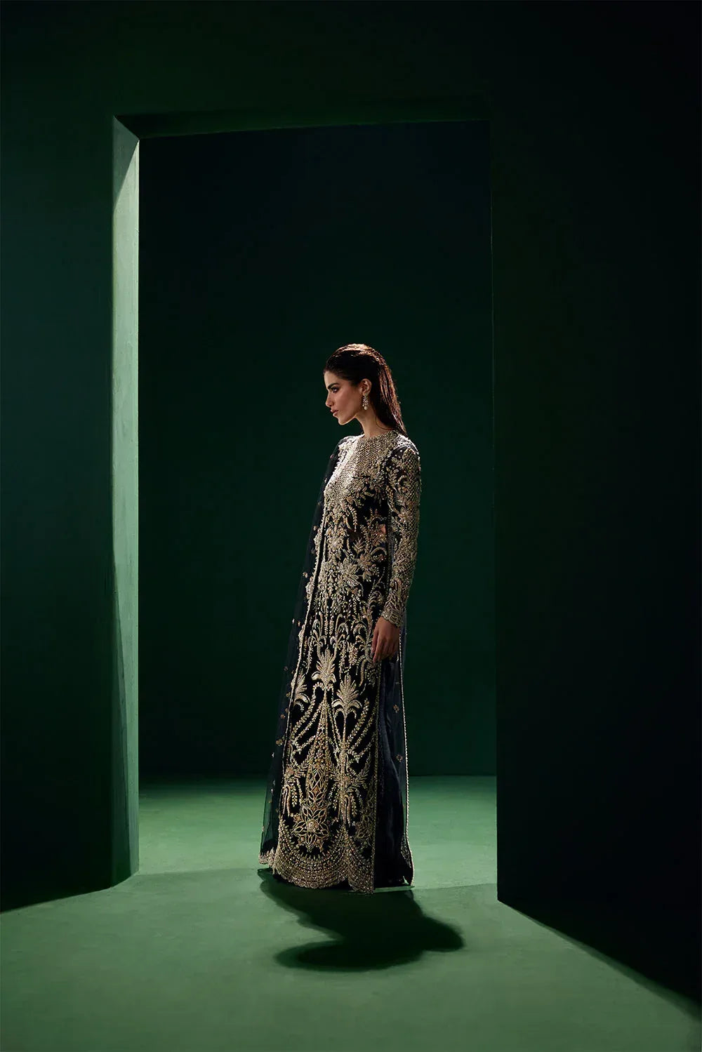 SORAYA ORGANZA UNSTITCHED EMB ORIANA MAXI - City Cloth House