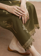 Zaytuna | Emb Unstitched Dhanak 3pc