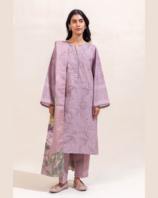 BEECHTREE LAWN PRINTED UNSTICH 3PC - City Cloth House