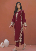 Zuri | Emb Unstitched Lawn 2pc