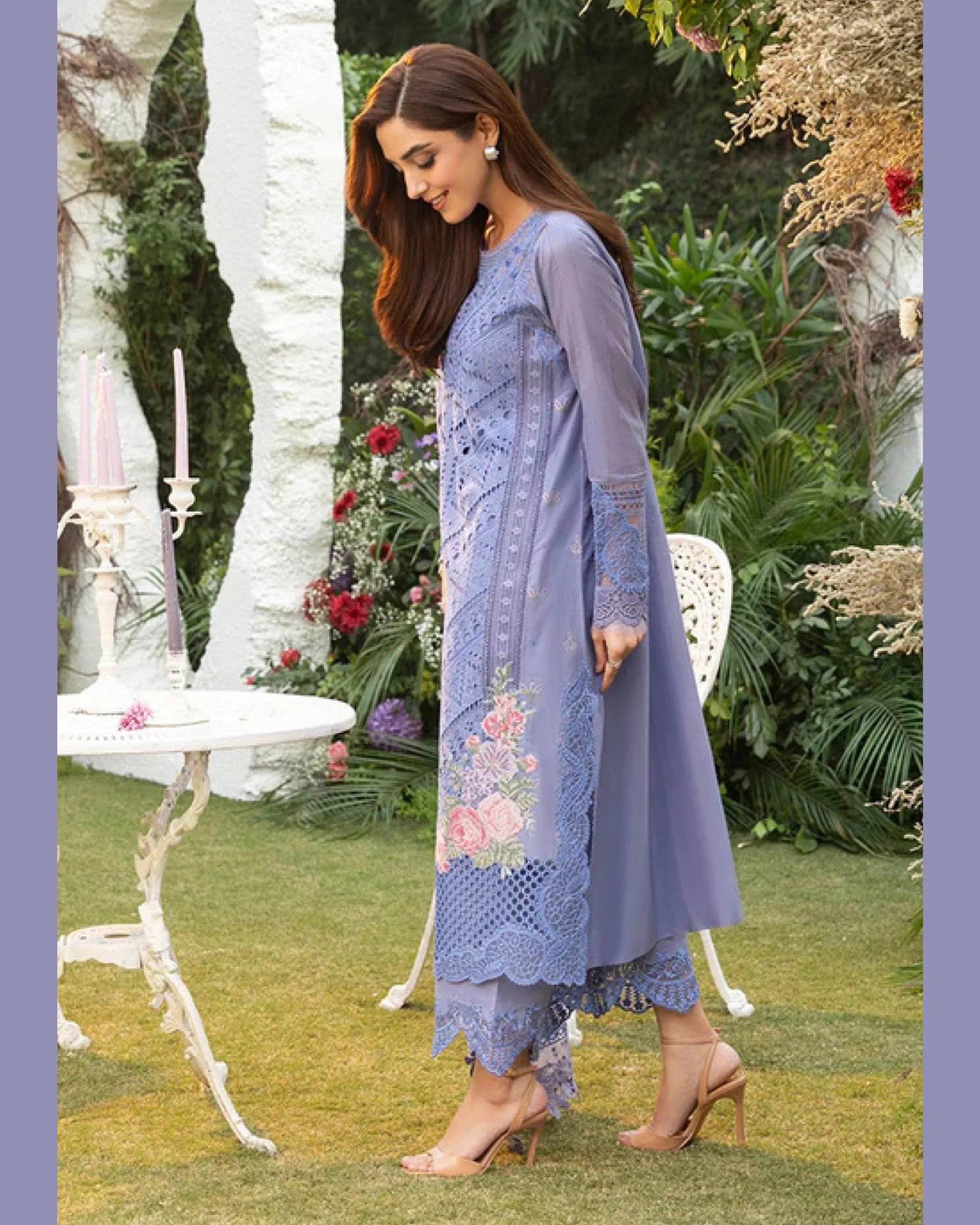 SOBIA NAZIR LAWN UNSTITCHED EMB 3PC - City Cloth House