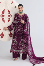 QALAMKAR LAWN LUXURY UNSTITCHED TRESA EMB 3PC